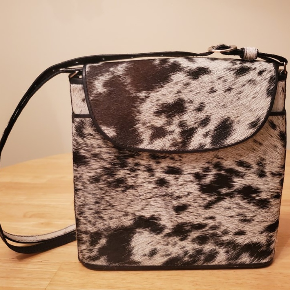 LEATHER BAG, COWHIDE, CROSSBODY BAG, PURSE, GIFT